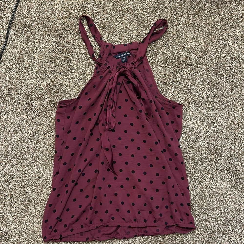 American Eagle Polka Dot Tank